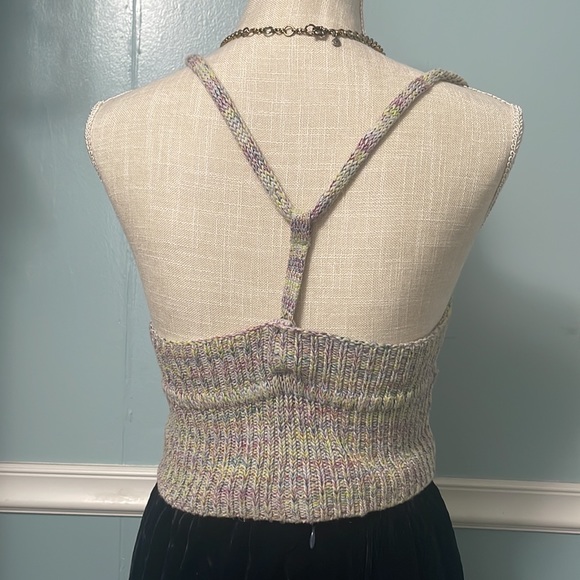 Size large/medium, Ecote brand crochet crop top, multicolor - Picture 3 of 4
